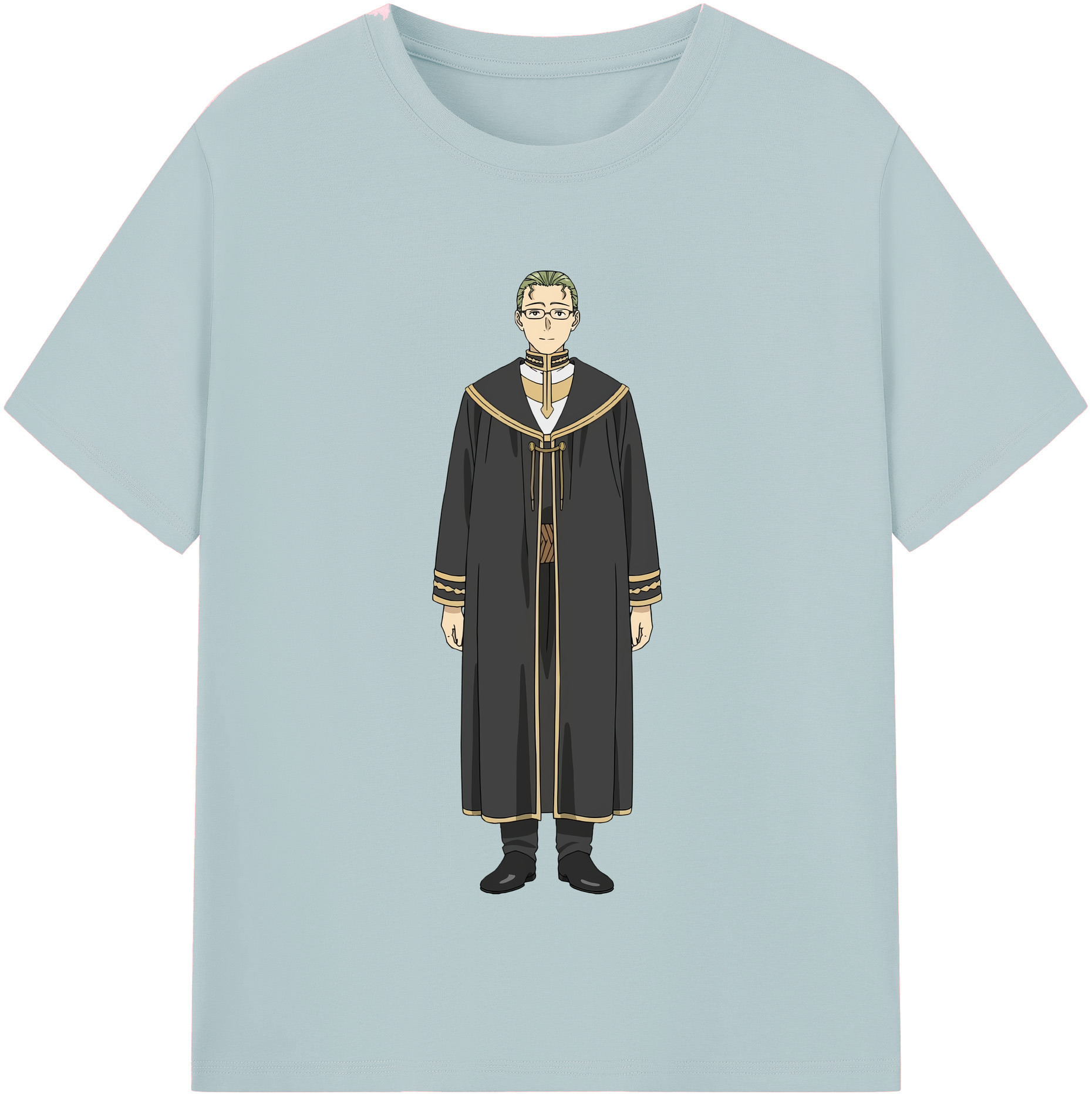 （画像用） 葬送のフリーレン Frieren 綿100％半袖Tシャツ（フロントプリント）